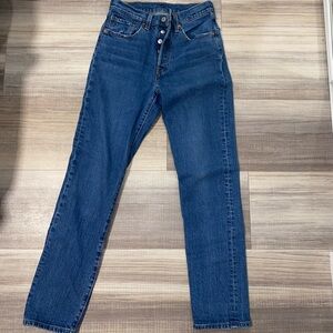 High waisted levi jeans